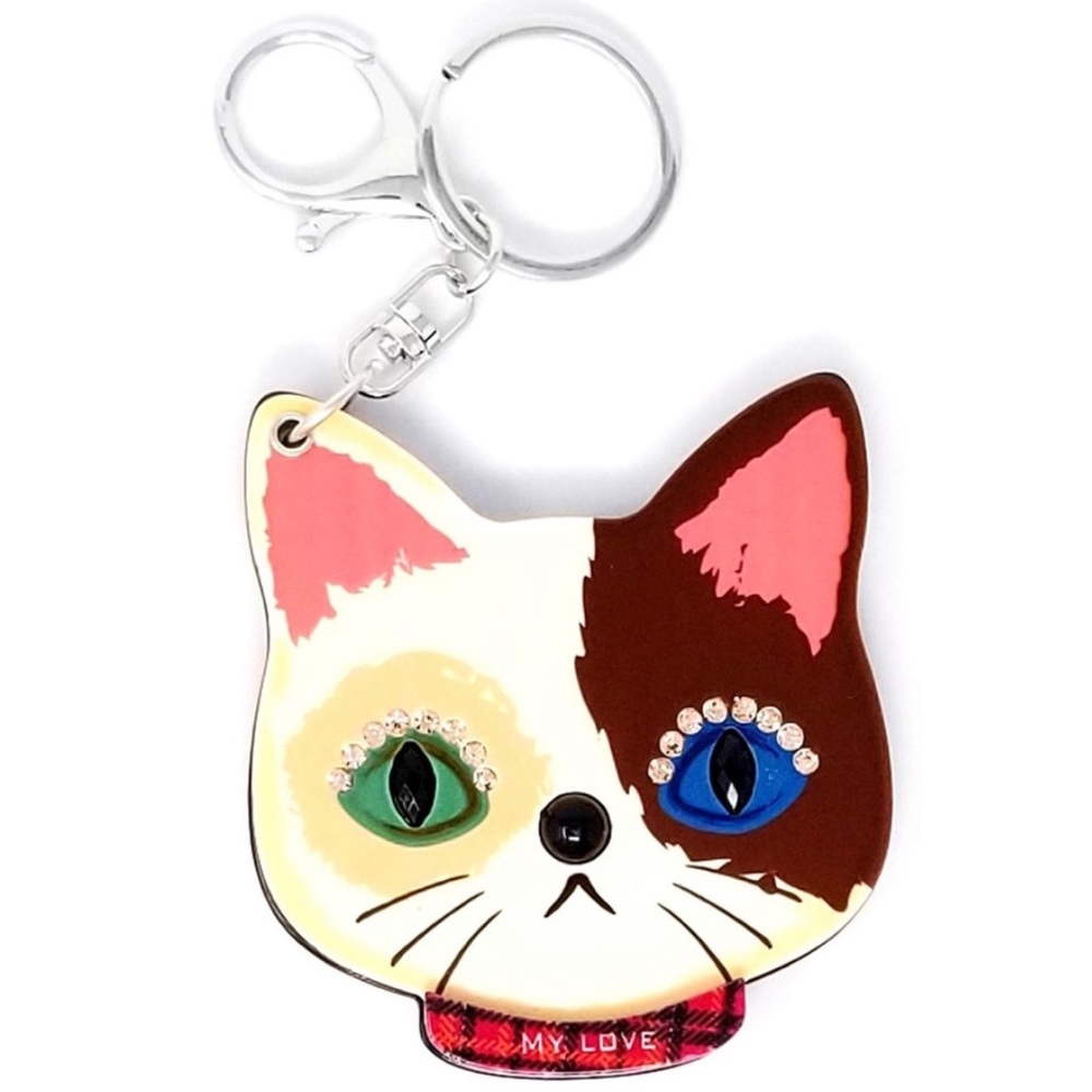 ✨🌸🐱Diva Kitty Key Chain/Mirror🐱🌸✨